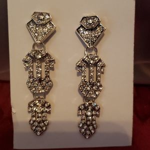 Rhinestone earrings